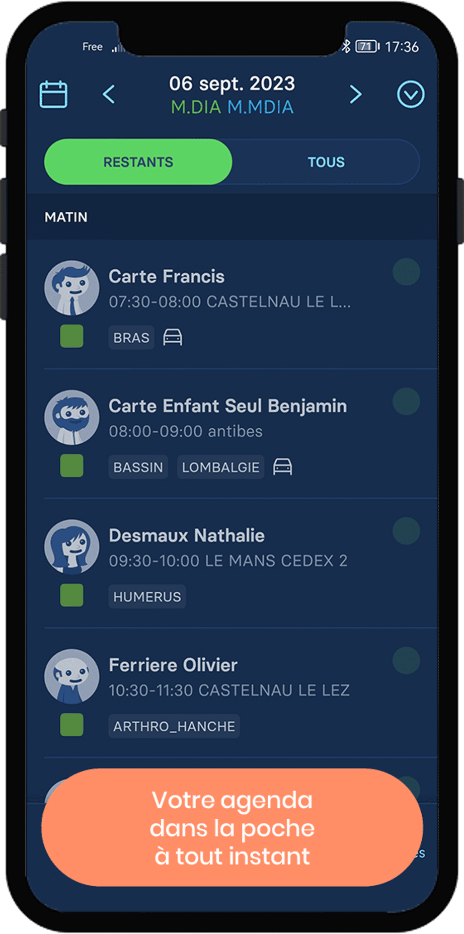 Topaze Mockup Smartphone Agenda Topaze Mockup Smartphone Agenda