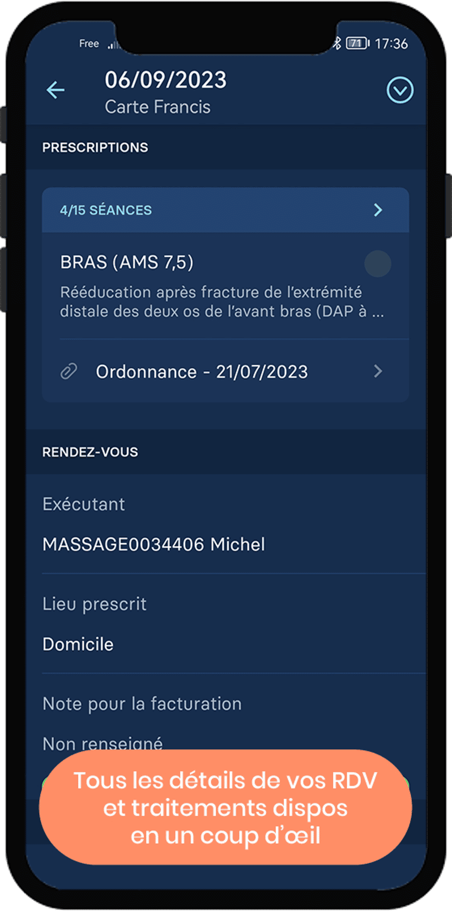 Topaze Mockup Smartphone Détails RDV Topaze Mockup Smartphone Détails RDV